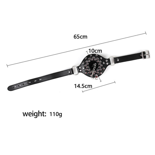 Couple Roleplay Essentials - Adjustable Mouth Gag with Removable Pacifier Plug