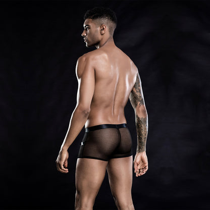 Men's  Underwear Boxers PU Leather Underpants, Elegant , couple experience