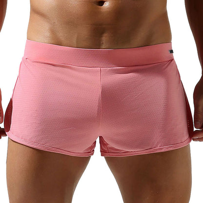 Men's Low Waist Panties Side Slit Underwear, Elegant , couple experience