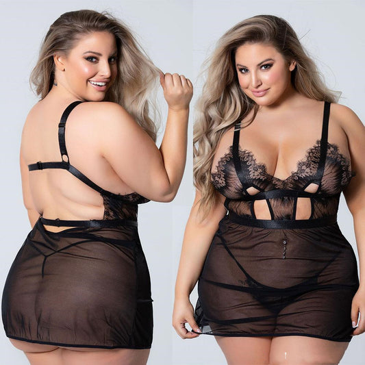 Elegant , Plus size Siamese Seductive Women's , Underwear