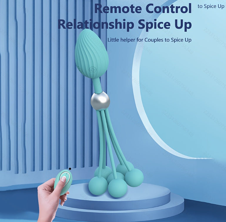 Plug With 6 Clitoris Women & Couples, Remote Control C Spot And Front region  Stimulation Massager, Butt Plug For Male With 10 Vibration Modes