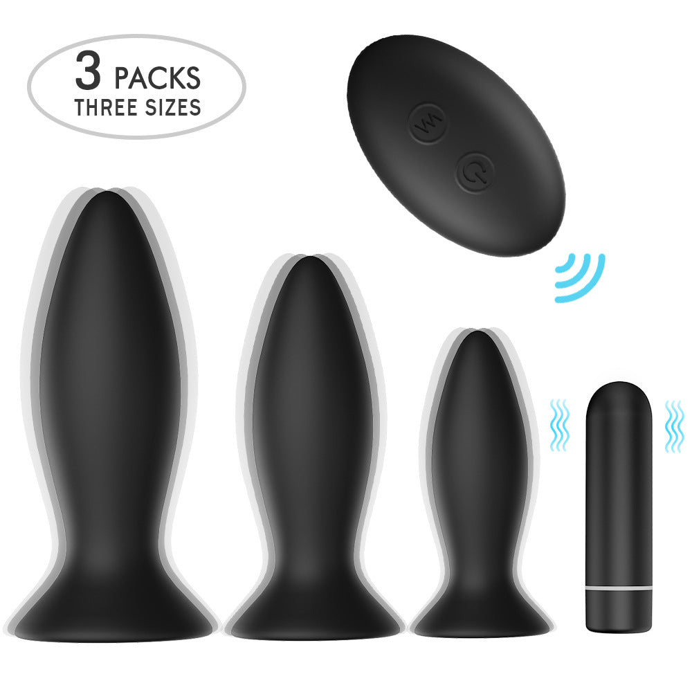3PCs Set Silicone Butt Toys For “Comfort-fit design” Personal pleasure, relaxation products