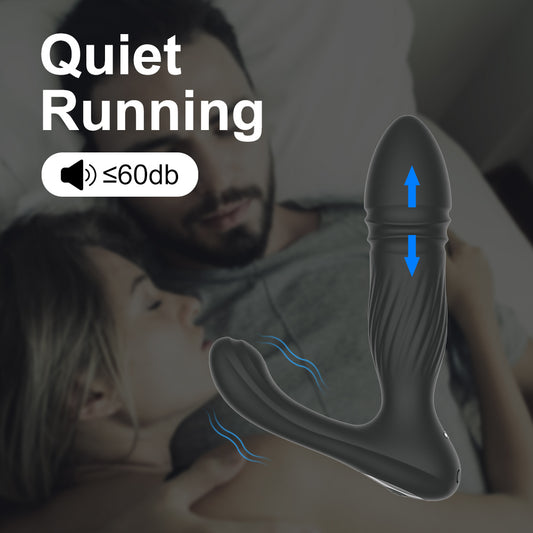 Wellness Device For Men - Thrusting Personal Massager With 10 Vibrating Modes