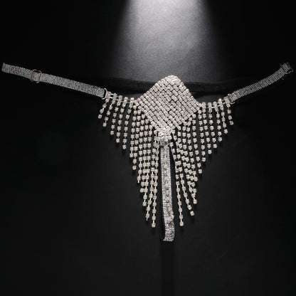 Rhinestone Tassel Underwear ,   İntimate wellness     Diamond Body Chains