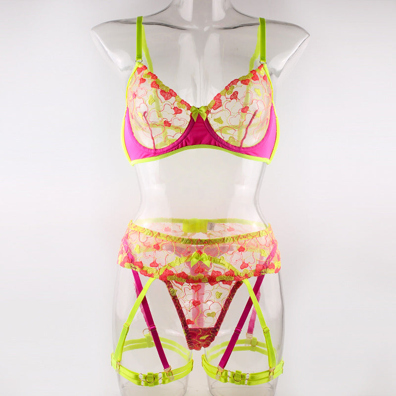 Elegant , couple experience  Three Piece Sock Underwear Set