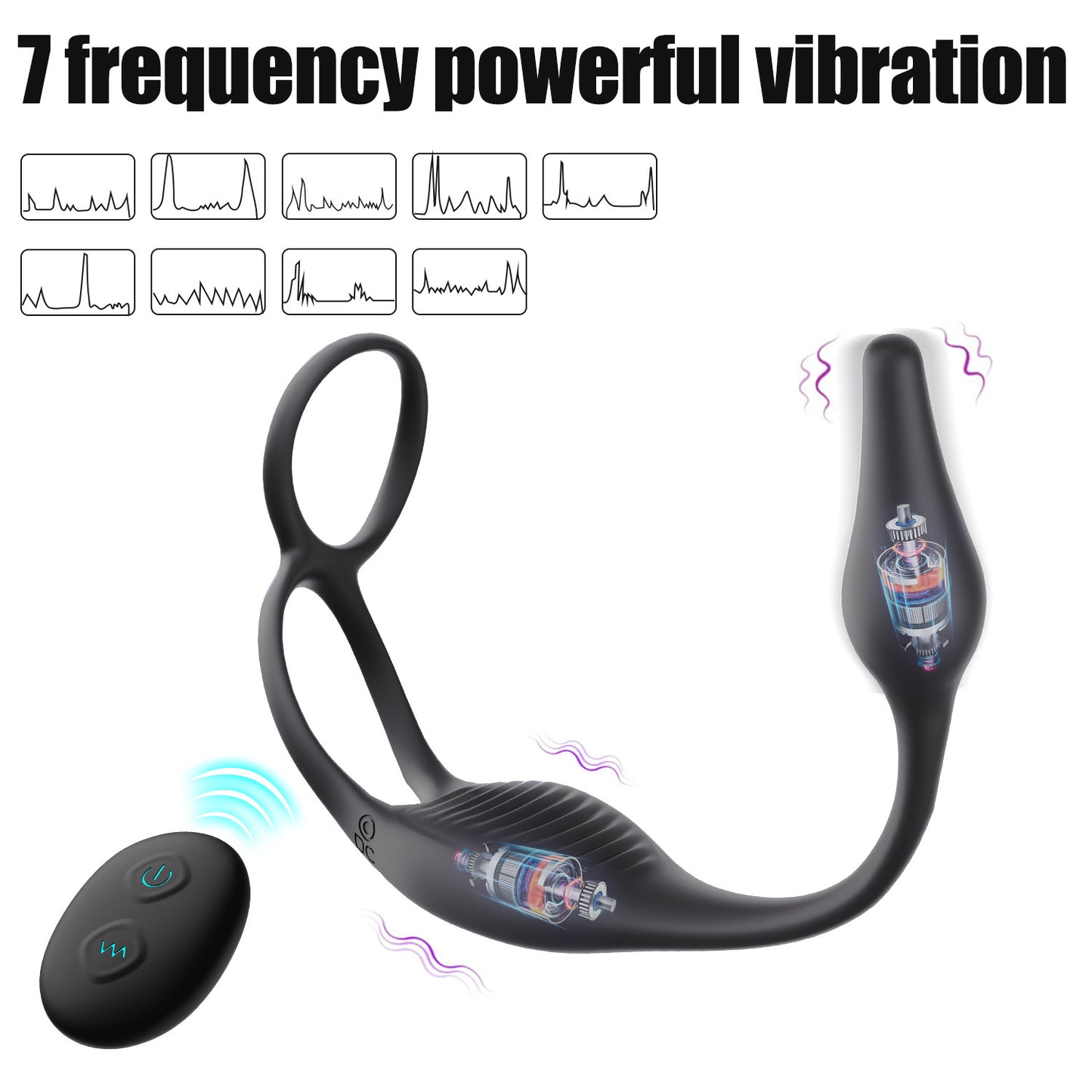 Wearable Prostate Massager - Remote Control Dual Stimulation Wellness Device