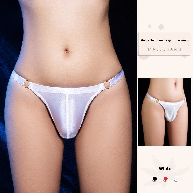 Men's Metal Ring Suspenders Three-Piece Suit - Elegant Underwear, LGBT Pride Collection