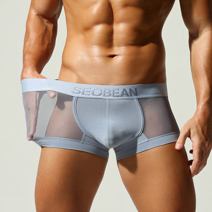 Men's Quick-Dry Transparent Boxer - Intimate Wellness Underwear