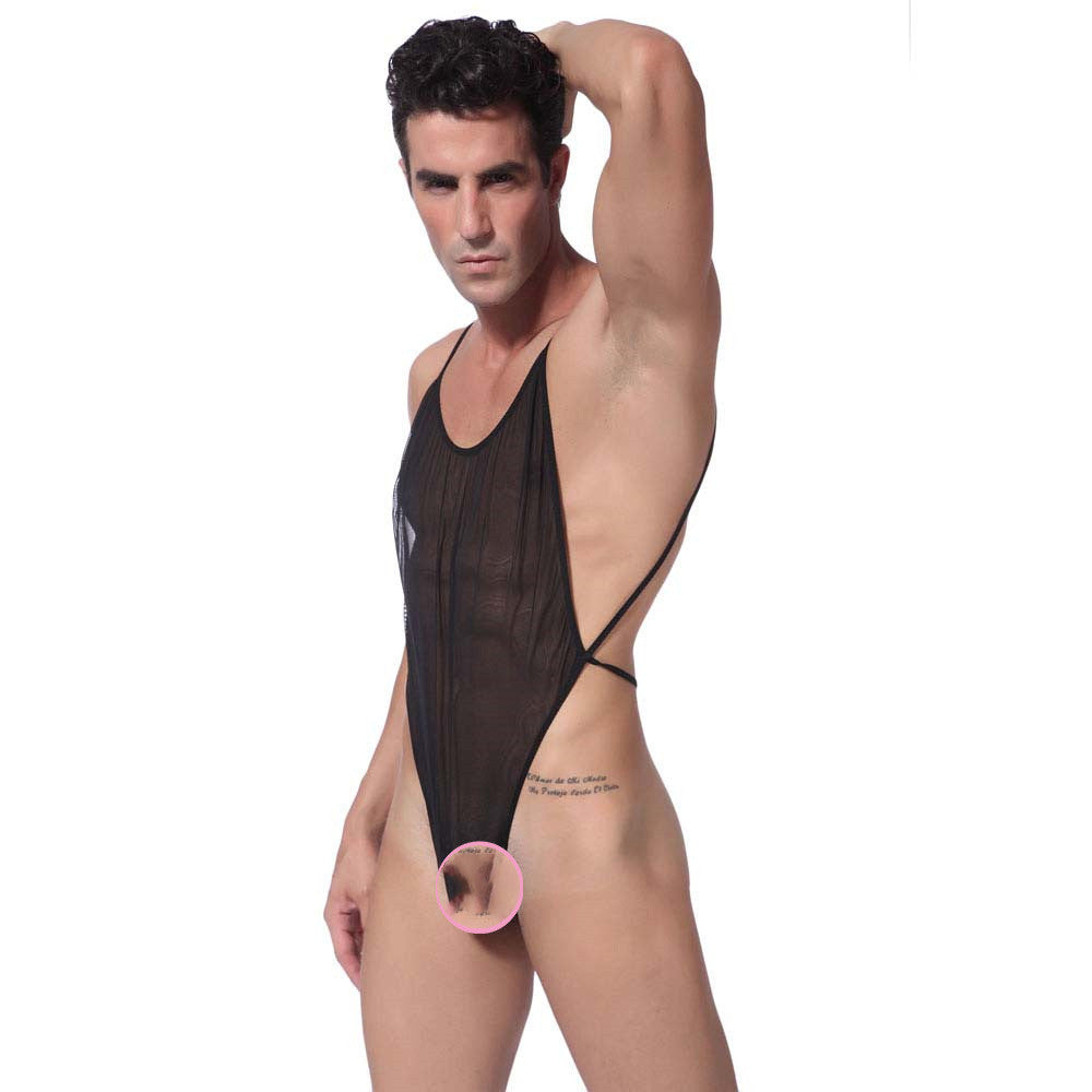 Men's See-through Underwear Bodysuit, LGBT collection, Pride products