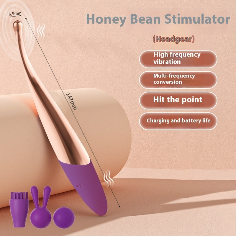 Charging Multi-frequency AV Silicone Stick, Vibrating massage device