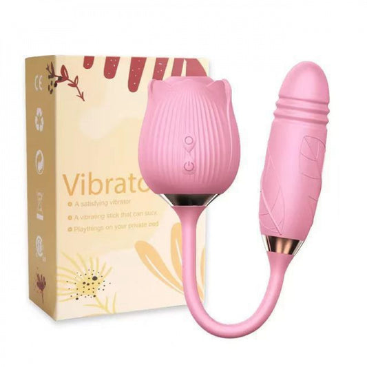 Wellness Device For Women & Couples - 2 in 1 Massager With 10 Vibration Modes, Dual Use Design, USB Rechargeable