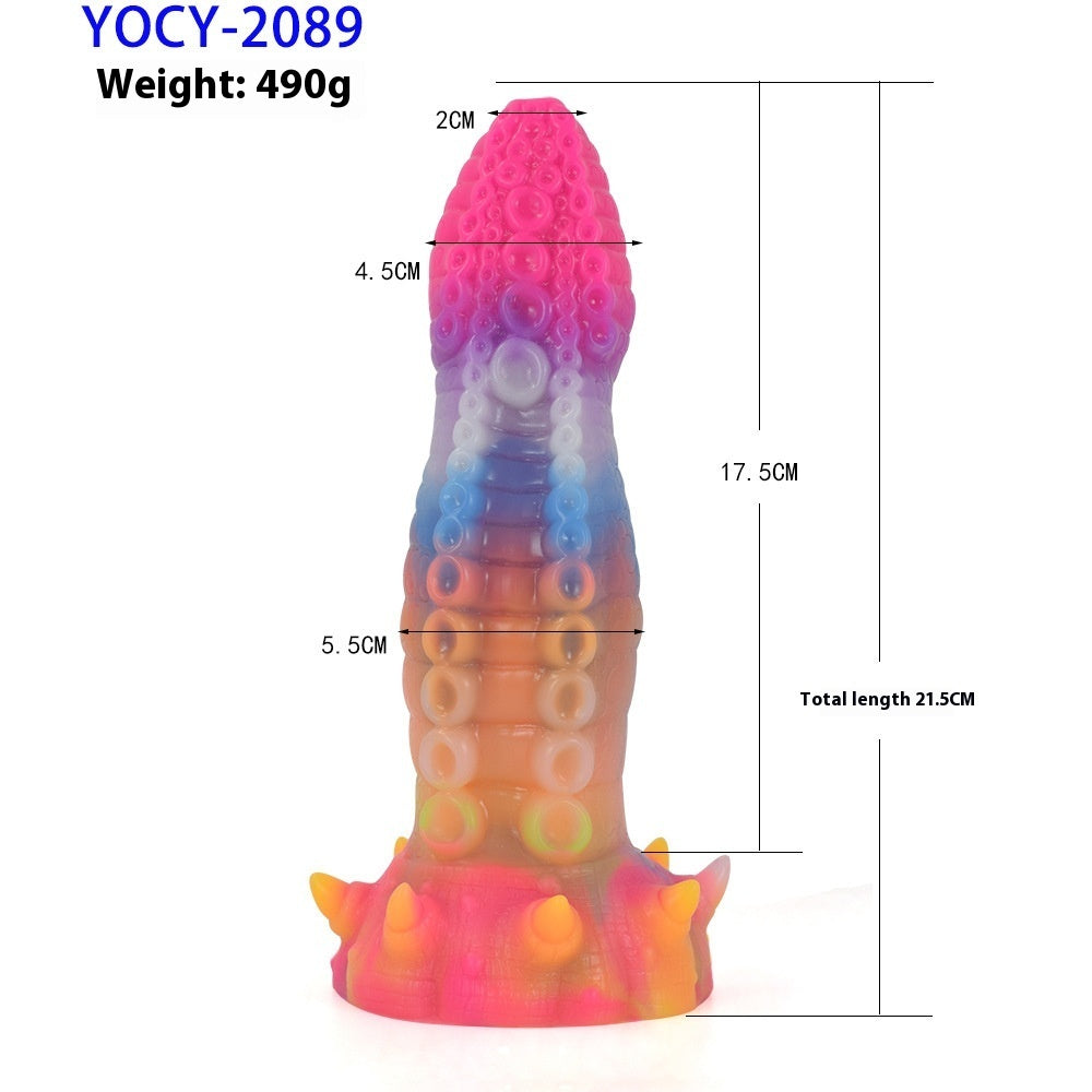 Luminous Color Liquid Silicone Special-shaped toy , For Men And Women