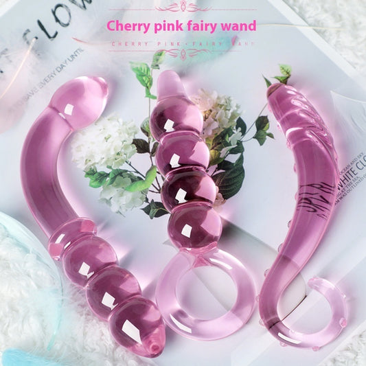 Cherry Pink Magic Wand Glass, comfort-fit desing