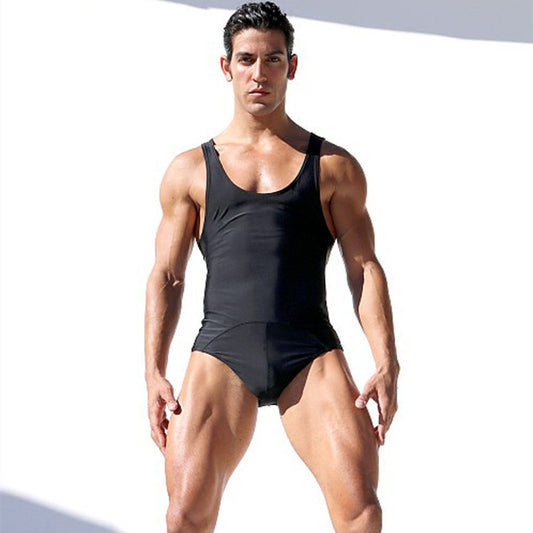 Men's Vest One-piece Briefs Underwear, İntimate wellness