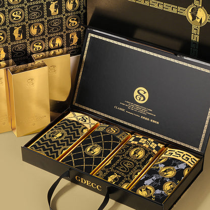 Men's Pure Cotton Comfortable Boxer Briefs Breathable Plus Size High-end Gift Box,