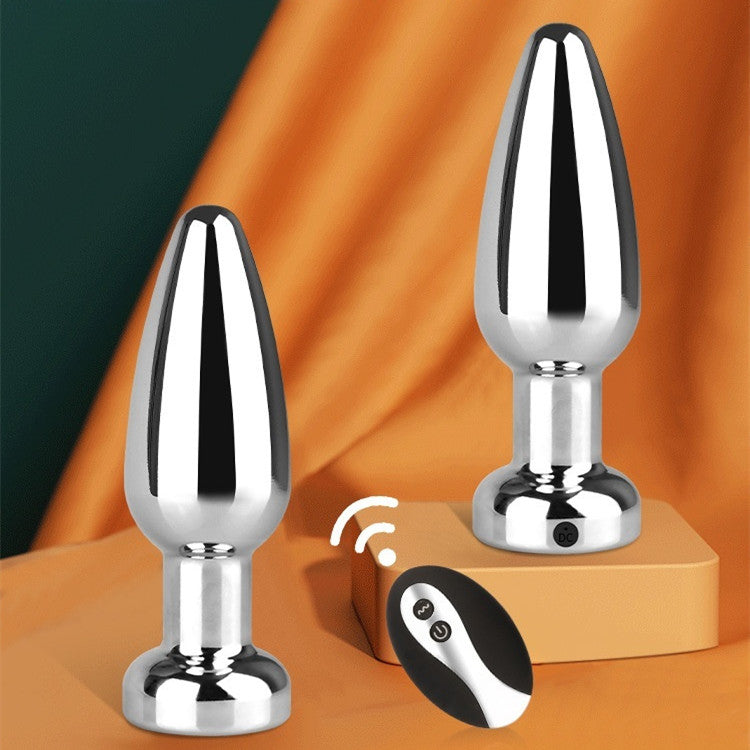 Metal Vibratory  Plug Magnetic Charging Toys, “Comfort-fit design”