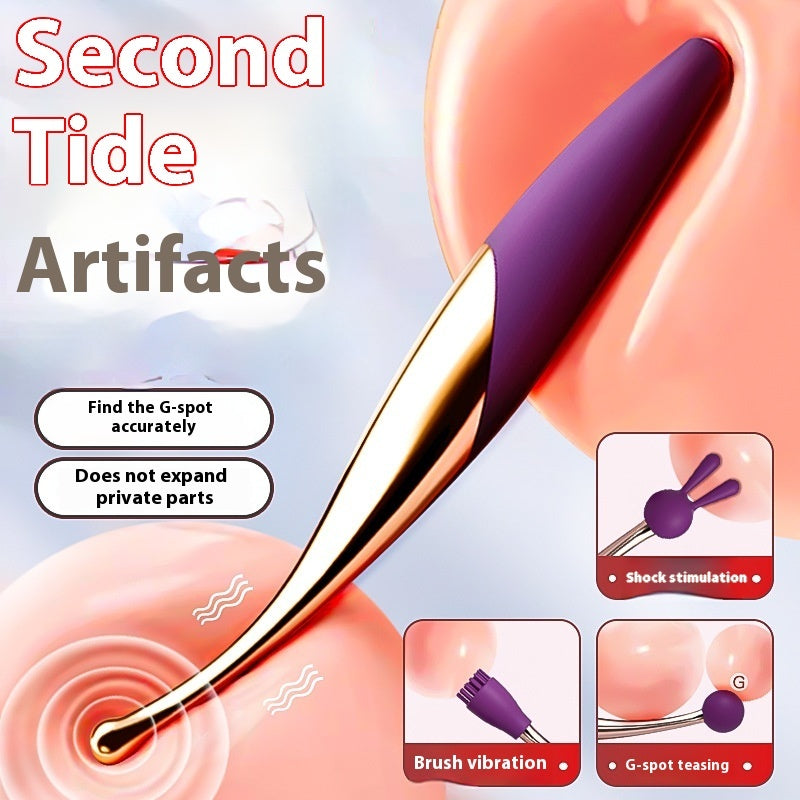 Charging Multi-frequency AV Silicone Stick, Vibrating massage device