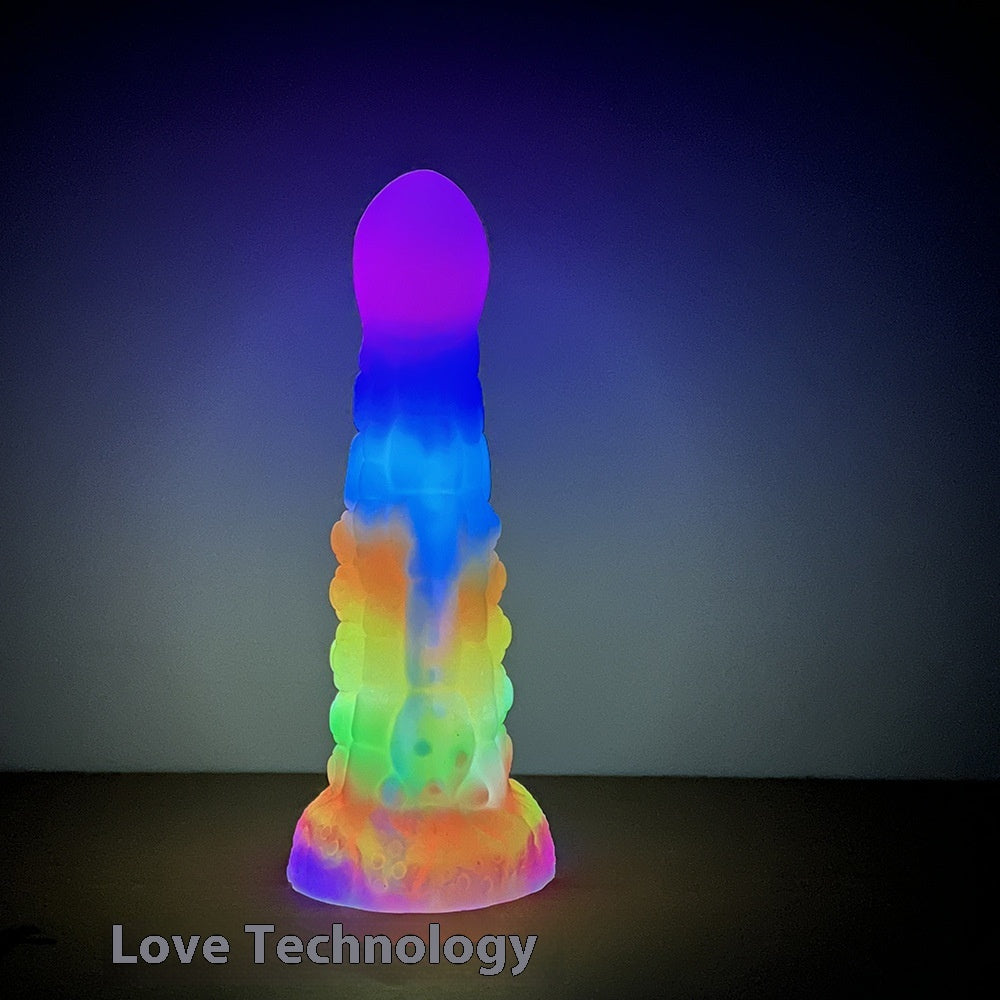 Luminous Color Liquid Silicone Special-shaped toy , For Men And Women