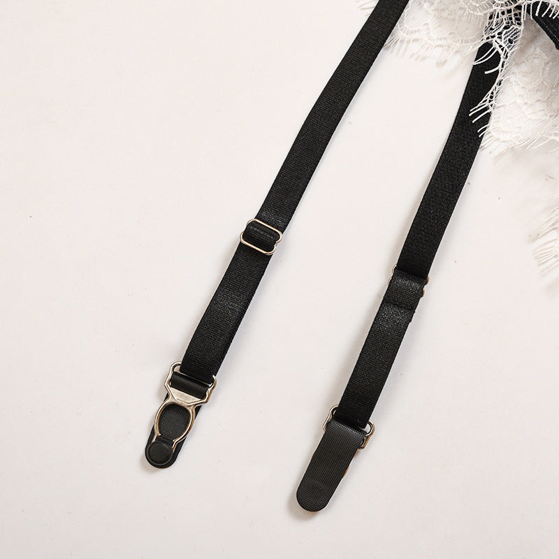 Women's Lace Mesh Eyelashes Full Transparent Temptation Bra Underwear Set