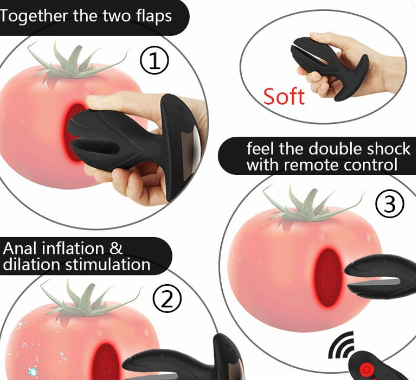 Electric Remote Control Massage Device - Wireless Wellness Massager