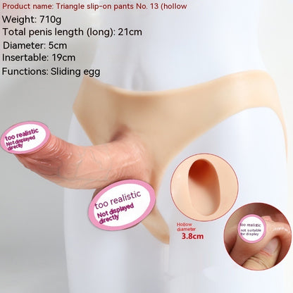 Realistic Wearable Underwear - Triangle Style With Smooth Design