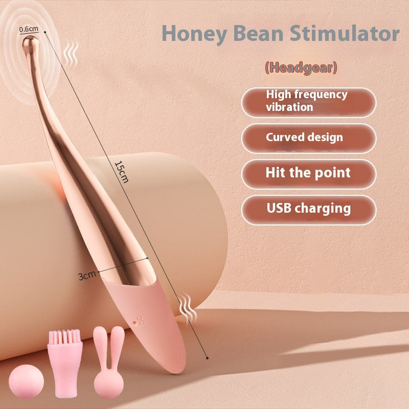 Charging Multi-frequency AV Silicone Stick, Vibrating massage device