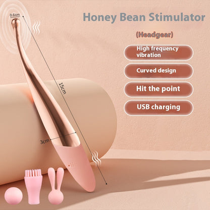 Charging Multi-frequency AV Silicone Stick, Vibrating massage device