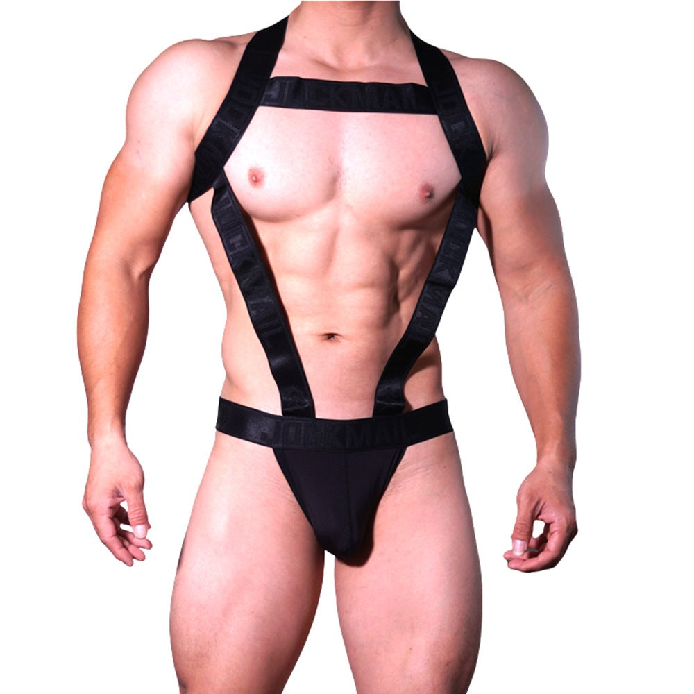 Shoulder Strap Underwear Two-in-one One Men's , Elegant , couple experience