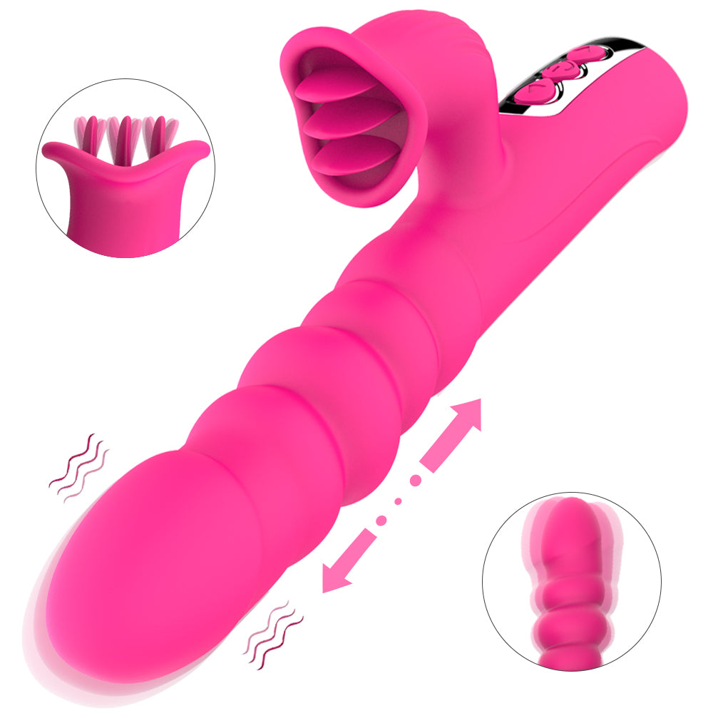 Wellness Device - Licking Clitoral Stimulator 10 Vibration Modes For Couples