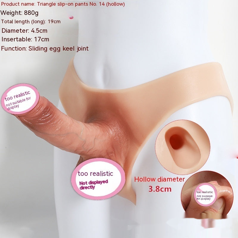 Realistic Wearable Underwear - Triangle Style With Smooth Design