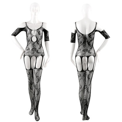 Women's Strapless Open Crotch Lingerie. body stocking