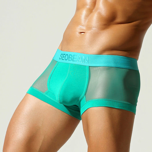 Men's Quick-Dry Transparent Boxer - Intimate Wellness Underwear