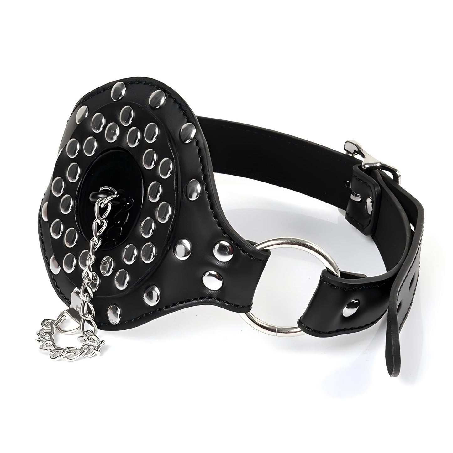 Couple Roleplay Essentials - Adjustable Mouth Gag with Removable Pacifier Plug