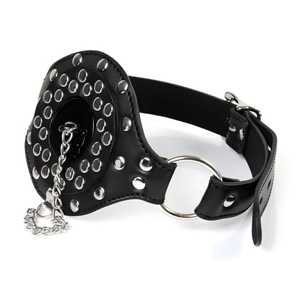 Couple Roleplay Essentials - Adjustable Mouth Gag with Removable Pacifier Plug