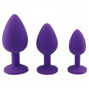 Premium Silicone Wellness Plug Set - 3-Piece Graduated Size Collection
