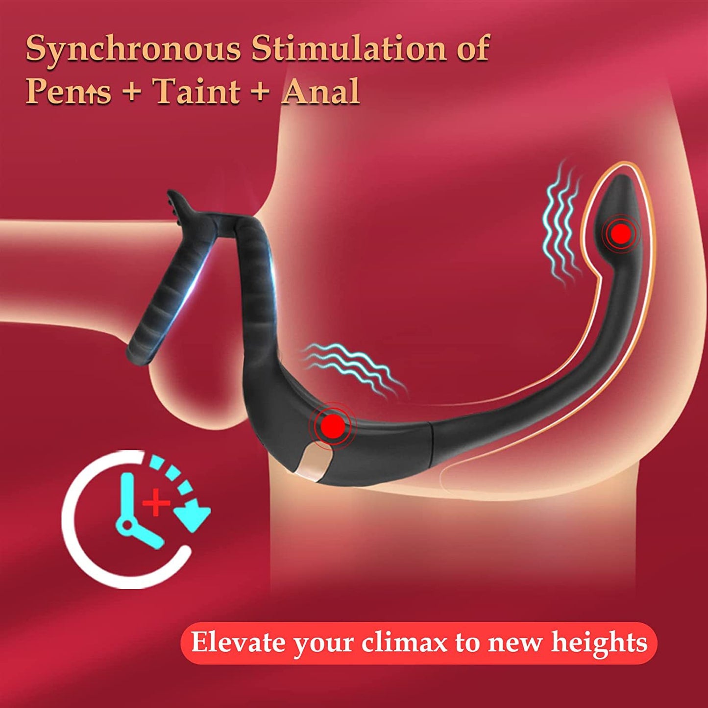 Men's Horseshoe Ring  Massager