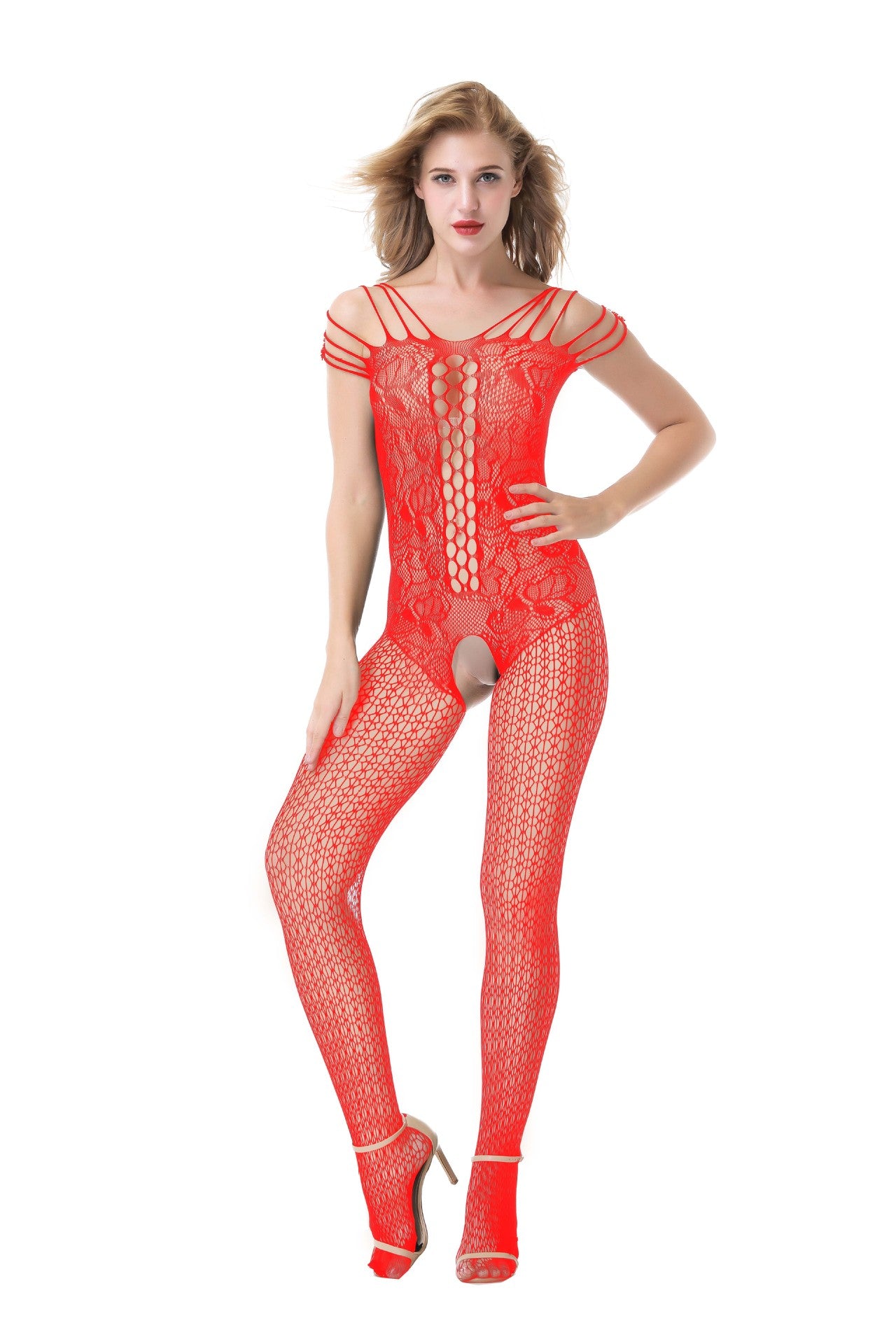 One-piece Stockings elegant Slim Large Size Temptation Net Clothes Bodysuit