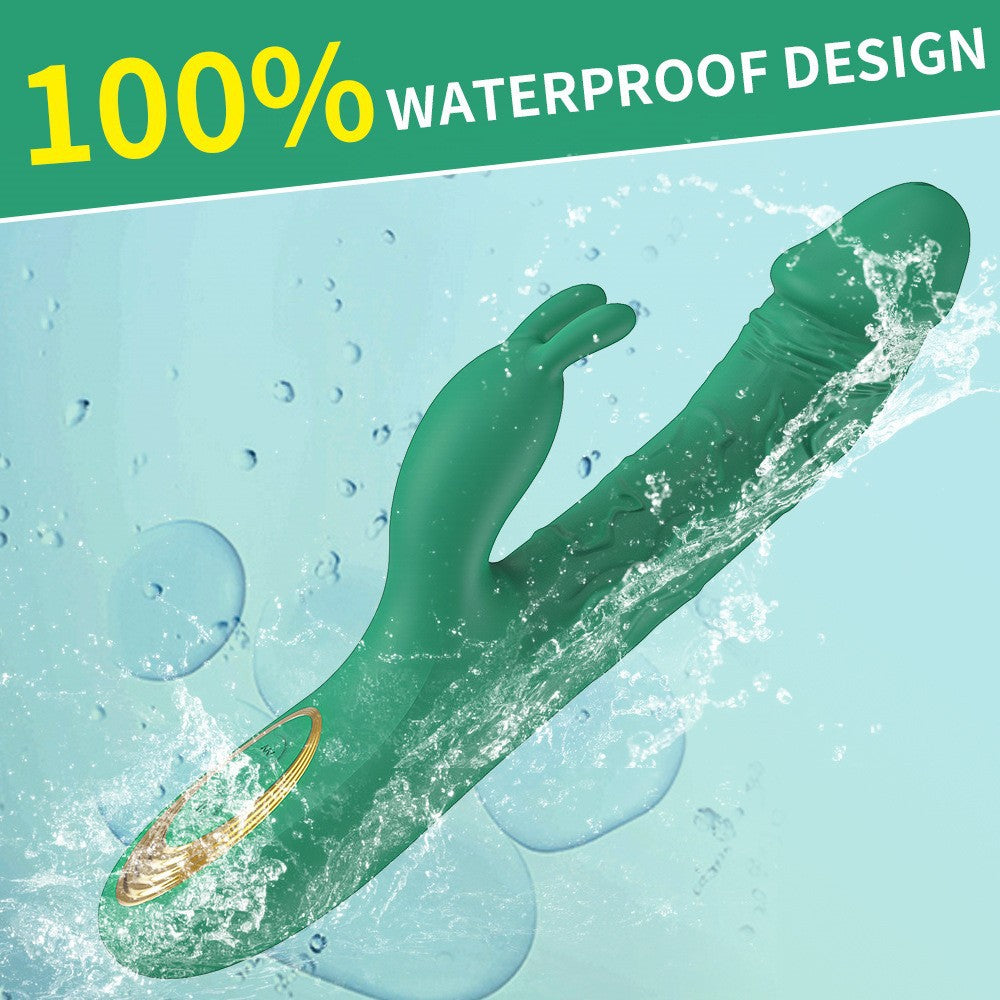 Women's Rabbit Ear Retractable Toy Vibrating massage device