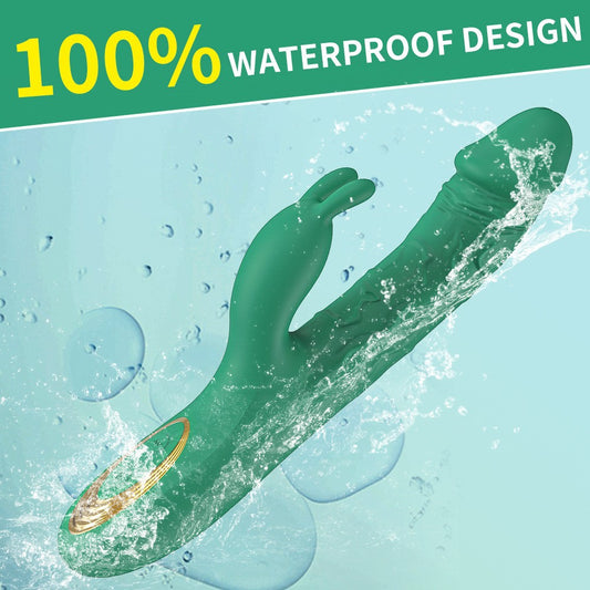 Women's Rabbit Ear Retractable Toy Vibrating massage device