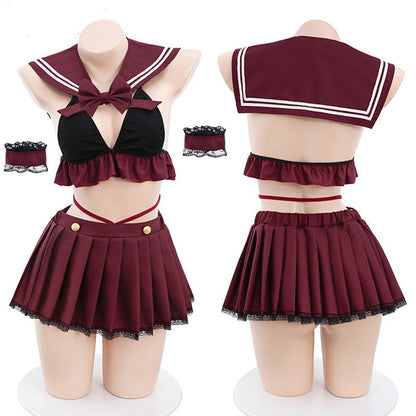 Uniform Split Fun Underwear Set, Elegant , couple experience