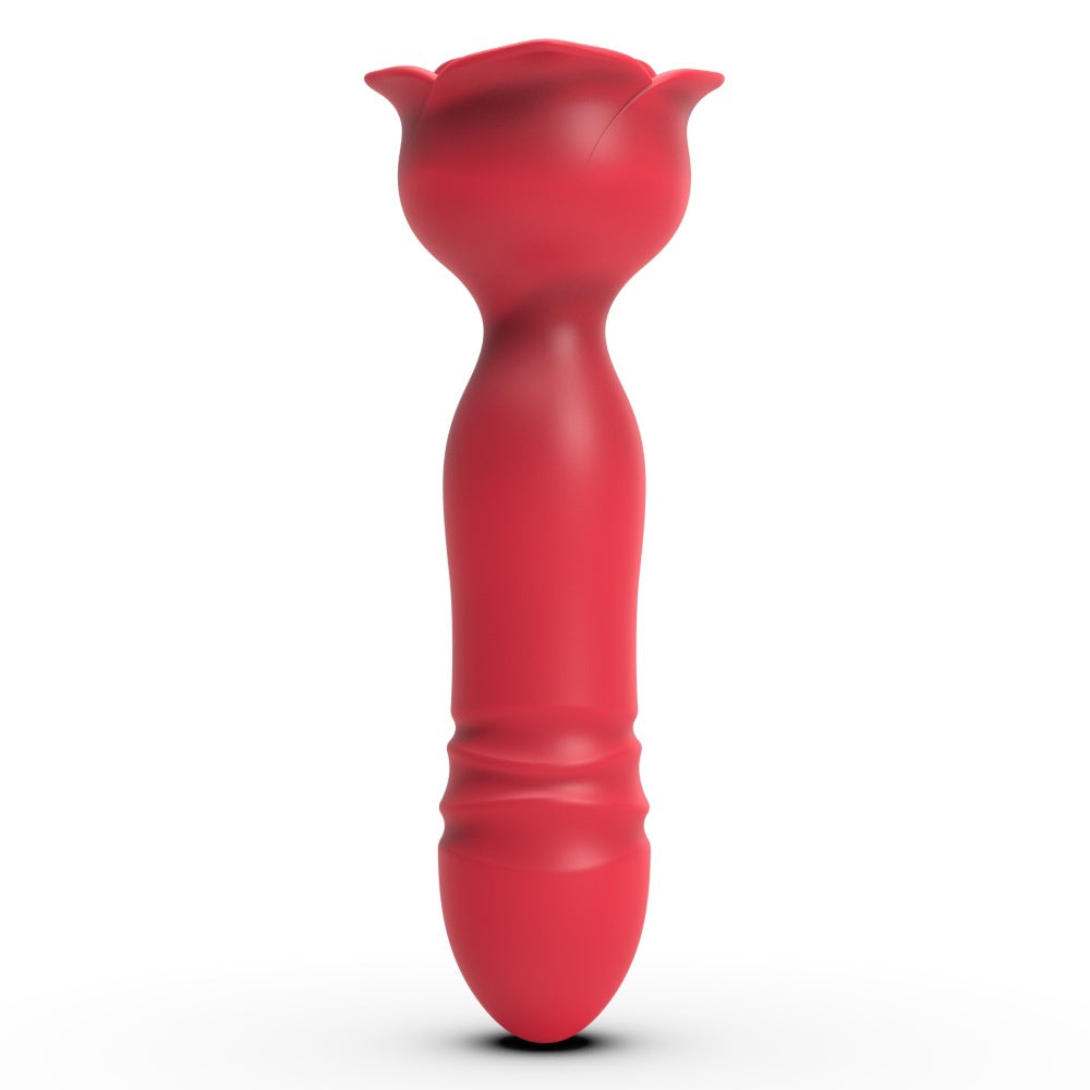 Rose Prostate Massager - APP Controlled Vibration & Retractable Wellness Device