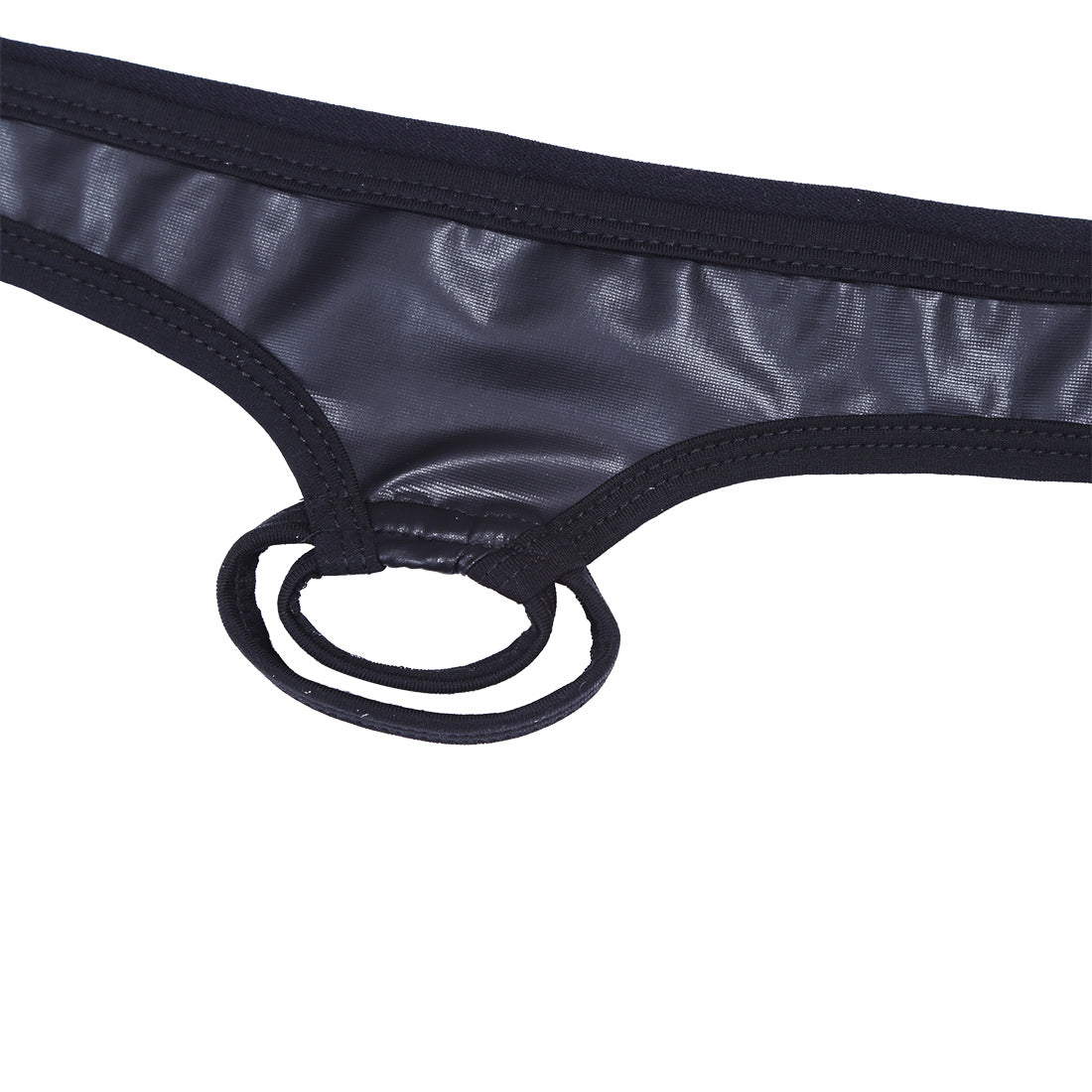 Men's Underwear Patent Leather Thong T Pants, İntimate wellness