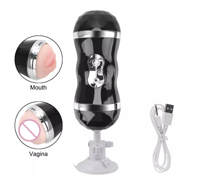 Real silicone And Mouth Realistic Self Heating Automatic Male