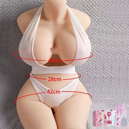 Realistic 3D Silicone Half Body - Lifelike Premium Adult Wellness Product